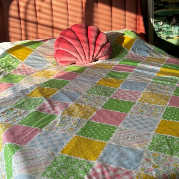 Vintage ‘70’s Sears Roebuck Country Patch Duvet/Sheet - Picture 3 of 9